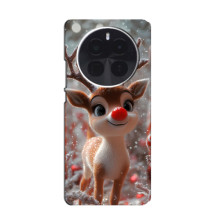 Яркий чехол для Huawei Honor Magic8 с Зимними Оленятами
