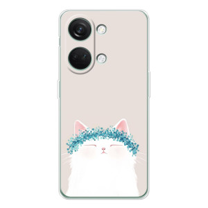 Чехол на тематику: Коты для Huawei Honor Play 10C – Белый котик