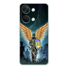 Чехол с украинским воином на Huawei Honor Play 10C – Крылатый воин
