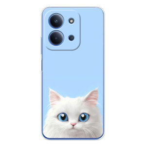 Чехол на тематику: Коты для Huawei Honor Play 11 Plus – Белый кот