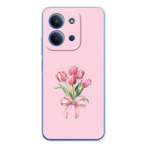 Чехол с розовым рисунком для Huawei Honor Play 11 Plus