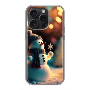 Чехлы на Новый Год Huawei Honor Play 60 Plus – Снеговик праздничный