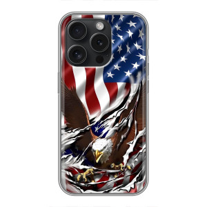 Чехол Флаг USA для Huawei Honor Play 60 Plus – Флаг USA