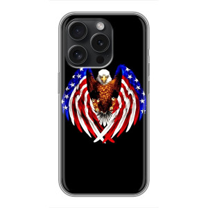 Чехол Флаг USA для Huawei Honor Play 60 Plus – Крылья США