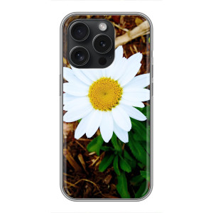 Чехол с ромашками на Huawei Honor Play 60 Plus – Белая ромашка
