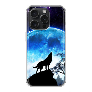 Чехол с Волком на Huawei Honor Play 60 Plus – Воет на луну