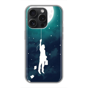Чехол (ТПУ) с планетами на Huawei Honor Play 60 Plus – To The moon