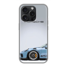 Чохол з авто Порше для Huawei Honor Play 60 Plus – Блакитний Порше