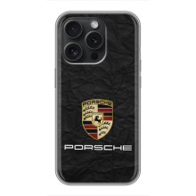 Чохол з авто Порше для Huawei Honor Play 60 Plus – Лого Порше