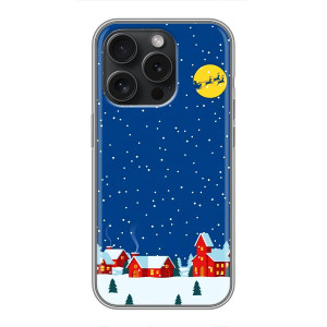 Силіконовий бампер на різдво для Huawei Honor Play 60 Plus (Місто в снігу)