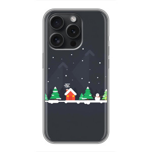 Силіконовий бампер на різдво для Huawei Honor Play 60 Plus (Місто зимове)