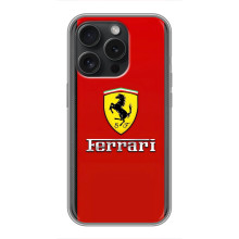 Силиконовый бампер с картинкой машины на Huawei Honor Play 60 Plus – Ferrari Logo
