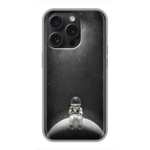 Силиконовый Чехол с принтом "Космонавты" на Huawei Honor Play 60 Plus – Космонавт романтик