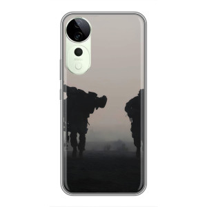 Чехол с украинским воином на Huawei Honor Play 70 Plus (Украинские солдаты)