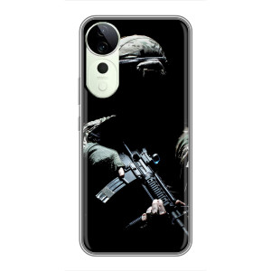 Чехол с украинским воином на Huawei Honor Play 70 Plus (Украинский снайпер)