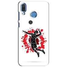 Чехлы с принтом Спортивная тематика для Huawei Honor Play (Волейболист)
