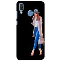 Чехол с картинкой Модные Девчонки Huawei Honor Play – Девушка со смартфоном