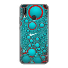 Силиконовый Чехол на Huawei Honor Play с картинкой Nike (Найк зеленый)