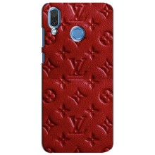 Текстурный Чехол Louis Vuitton для Хуавей Хонор Плей (Красный ЛВ)