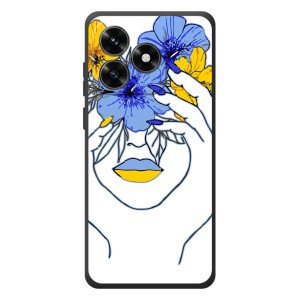 Чехол на Huawei Honor X5c Plus Украинский дизайн (Украинка на всю голову)