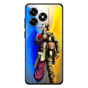 Чехол с картинкой (Патриотический КОЗАК) на Huawei Honor X5c Plus (Козак с крыльями)