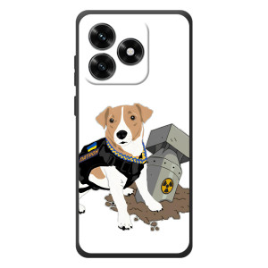 Чехол с принтом Собаки Патрон для Huawei Honor X5c Plus (Пёс Патрон с ракетой)