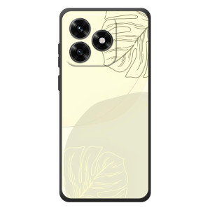 Чехол цветочный дизайн для Huawei Honor X5c Plus (Зелёный фон)