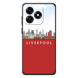 Чехол с картинкой ФК Ливерпуль на Хуавей Хонор Х5с Плюс (Город Liverpool)
