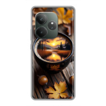 Чохол з унікальним дизайном 'Осінь з кавою' для Huawei Honor X5c Plus – Темна кава