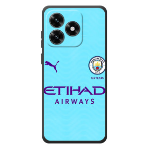 Силиконовые Чехлы принт Футбол на Huawei Honor X5c Plus (Man City)