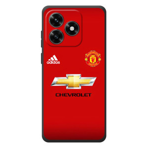 Силиконовые Чехлы принт Футбол на Huawei Honor X5c Plus (Man United)