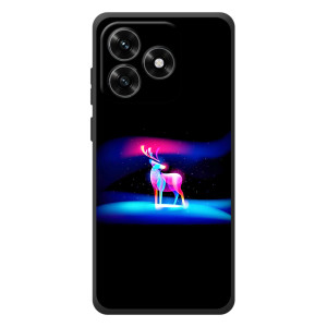 Силіконовий бампер з картинкою звірів для Huawei Honor X5c Plus (Яскравий олень)