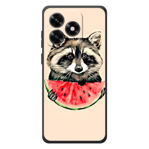 Силиконовый Чехол с Енотами на Huawei Honor X5c Plus (Енот)