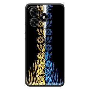 Силиконовый Чехол на Huawei Honor X5c Plus (Патриотическая вышиванка)