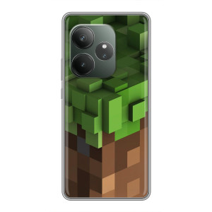 Чехол с картинками Майнкрафт для 

ХУавэй Онор Х5д Плюс 
 – Пиксельный Майнкрафт