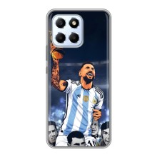 Чехлы для Huawei Honor X6 (Leo чемпион) (AlphaPrint) (Месси с кубком)
