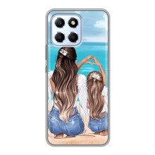 Чехол с печатью для Huawei Honor X6 - (Мама с ребенком) (AlphaPrint) (Мама с доченькой)