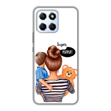 Чехол с печатью для Huawei Honor X6 - (Мама с ребенком) (AlphaPrint) (Мама с сыном)