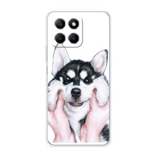 Чохол з Хаскі Huawei Honor X6 - (AlphaPrint) (Хаскі улибака)