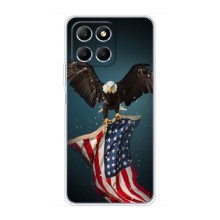 Чехол Флаг USA для Huawei Honor X6 – Орел и флаг