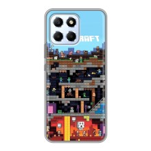 Чехол Майнкрафт на Huawei Honor X6 (AlphaPrint) Minecraft (фон Minecraft)