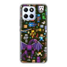 Чехол Майнкрафт на Huawei Honor X6 (AlphaPrint) Minecraft (Коллаж Майнкрафт)