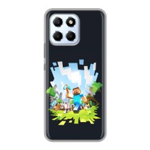 Чехол Майнкрафт на Huawei Honor X6 (AlphaPrint) Minecraft (персонажи Minecraft)