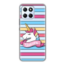 Чехол для Хуавей Хонор Х6 - (Единорожки - Новинки) (AlphaPrint) (Unicorn)