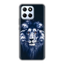 Чехол со Львом для Huawei Honor X6 (VPrint) (Синий Лев)