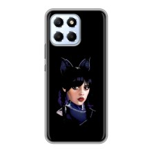 Чехлы Венсдей на Huawei Honor X6 Уэнсдей (AlphaPrint) (серьезная Уэнздей)