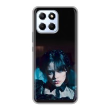 Чехлы Венсдей на Huawei Honor X6 Уэнсдей (AlphaPrint) (взгляд Уэнздей)