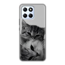 Чехол с рисунком кот на Huawei Honor X6 (Пара котов)