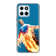 Чехол с принтом Фантастическая четверка для Huawei Honor X6 – Человек-Факел