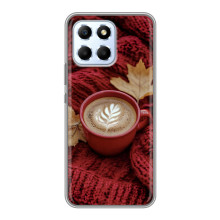 Чохол з унікальним дизайном 'Осінь з кавою' для Huawei Honor X6 – Кава на ковдрі